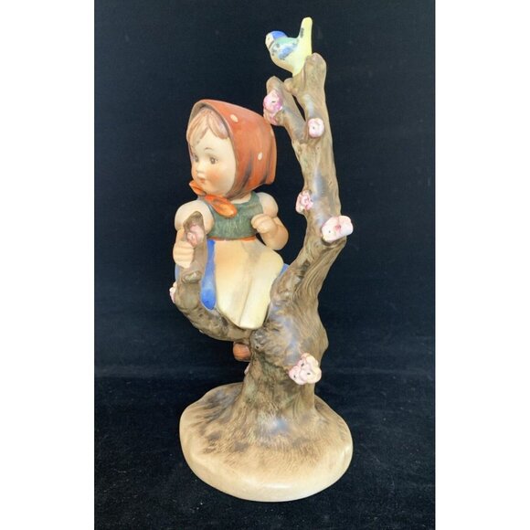 AS IS Hummel Goebel Figurine Apple Tree Girl TMK 2 141/1 Germany 6 1/2" Tall - Picture 3 of 12